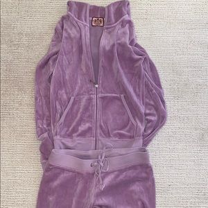 Juicy Couture Lavender Purple Velour Tracksuit S